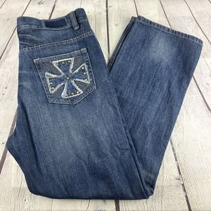 D-lux Straight Blue Jeans‎ 36x32